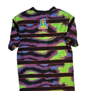 Men's Vibrant Striped Short Sleeve Tee